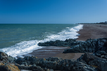 Greystones Beach, County Wicklow, Ireland.