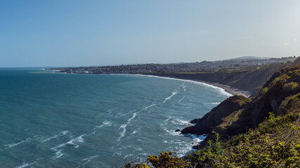Greystones, Ireland. Bray to Greystones Cliff Walk.