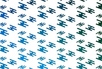 Light Blue, Green vector template with repeated sticks.