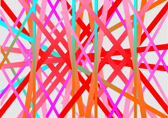 Background image, diamond pattern, used red, pink, orange, gray