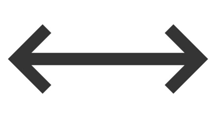 Stretch arrows vector illustration. Flat illustration iconic design of stretch arrows, isolated on a white background.