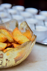 fried cheese pastries for appetizer, pastry