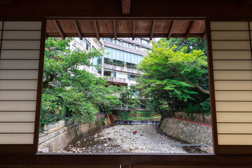 有馬温泉、旅館の美しい景観