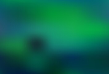 Light Green vector blurred bright pattern.