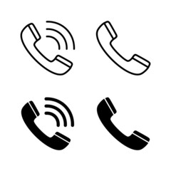 Call icons vector. telephone sign and symbol. phone icon. contact us