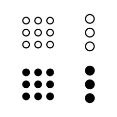 Menu Icons vector. web menu sign and symbol. hamburger menu symbol