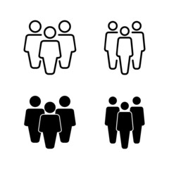 people icons vector. person sign and symbol. User Icon vector