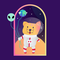 cat in space