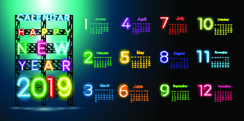 Fototapeta premium Label new year - modern design Idea and Concept Vector Business illustration.think creativity.