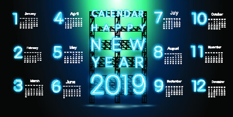 Fototapeta premium Label new year - modern design Idea and Concept Vector Business illustration.think creativity.