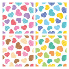 ハート ハート柄 パターン 素材