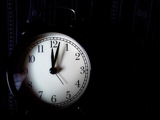 Obraz na płótnie Canvas Background photo of alarm clock