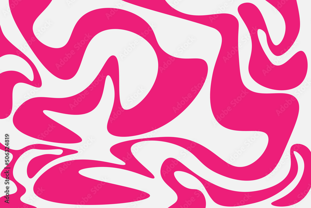 Poster simple background with liquid pattern