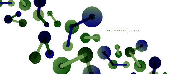 Network concept abstract background. Dots connection. Big data idea. Business template for wallpaper, banner, background or landing