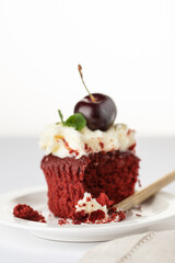 cupcake with berries