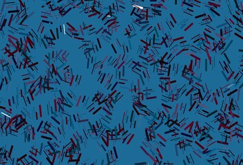 Dark silver, gray vector texture with colorful lines.