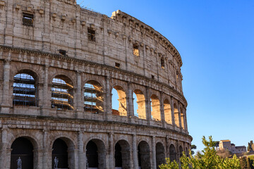 Rome, Italy at the Arch of Constantine and the Colosseum, Forum Romanum, Vatican
