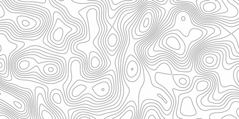 Black and white abstract background vector, Abstract topographic contours map background .Topographic background and texture, monochrome image. 3D waves. Marble texture with natural pattern .