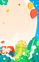 Father's day dad playing with his child, parent-child interaction, vector illustration