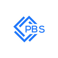 PBS technology letter logo design on white  background. PBS creative initials technology letter logo concept. PBS technology letter design.
