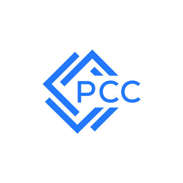 PCC technology letter logo design on white  background. PCC creative initials technology letter logo concept. PCC technology letter design.
