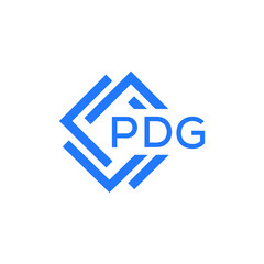 PDG technology letter logo design on white  background. PDG creative initials technology letter logo concept. PDG technology letter design.
