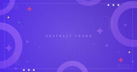 modern background abstract frame colorful light purple gradient with circle and star pattern busi