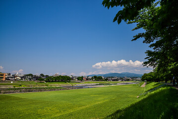 金沢の犀川の風景　【石川県風景】