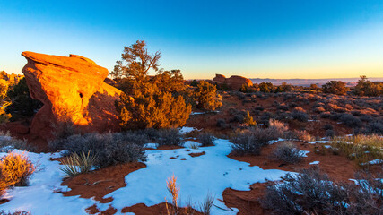 Sunrise in Arches National Park