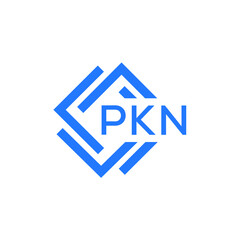 PKN technology letter logo design on white  background. PKN creative initials technology letter logo concept. PKN technology letter design.
