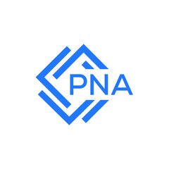 PNA technology letter logo design on white background. PNA creative initials technology letter  logo concept. PNA technology letter design.
