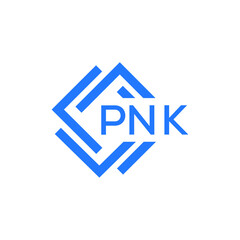 PNK technology letter logo design on white  background. PNK creative initials technology letter logo concept. PNK technology letter design.
