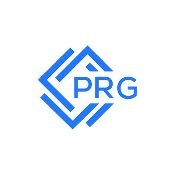 PRG technology letter logo design on white  background. PRG creative initials technology letter logo concept. PRG technology letter design.