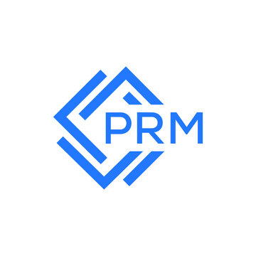 PRM technology letter logo design on white  background. PRM creative initials technology letter logo concept. PRM technology letter design.