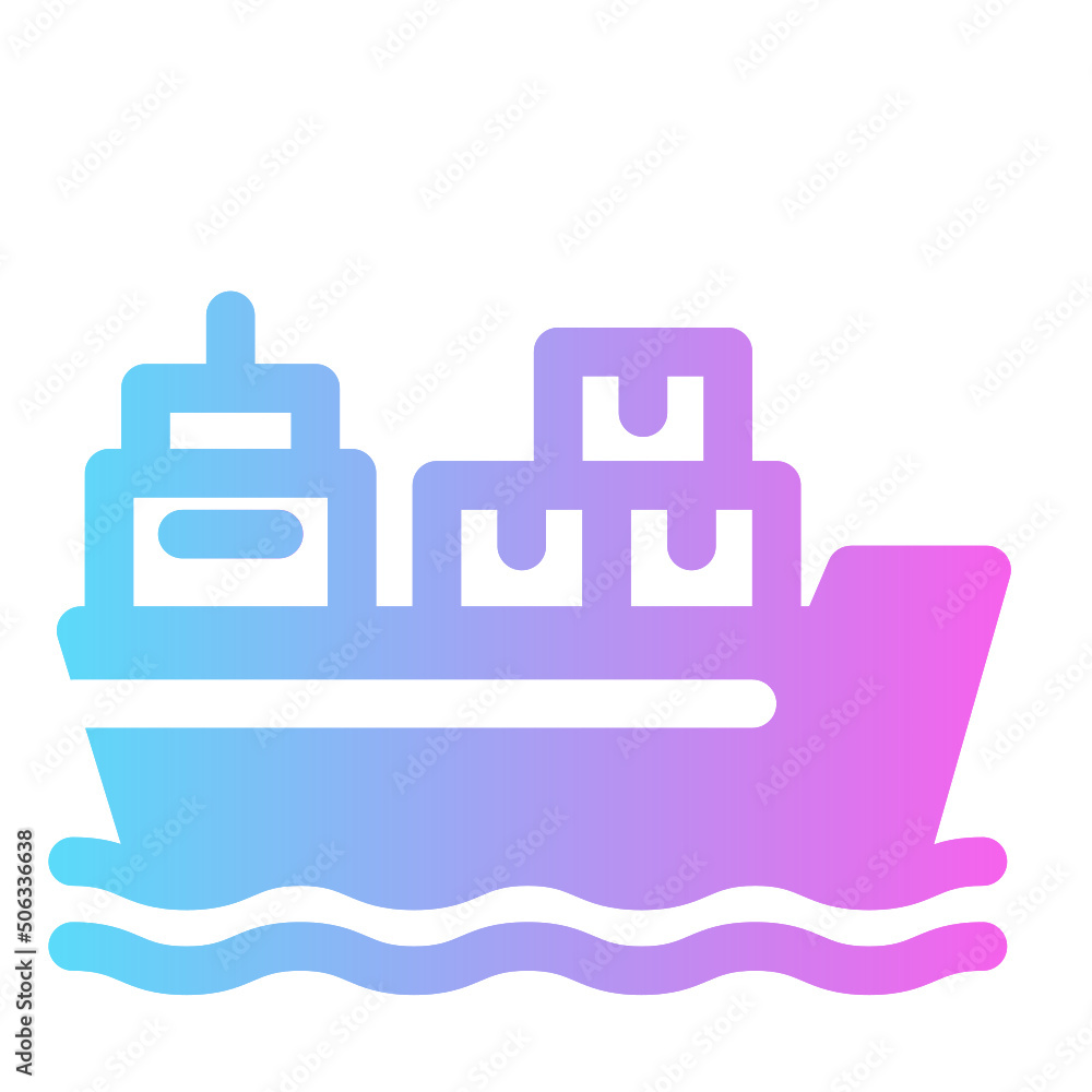 Wall mural boat ship