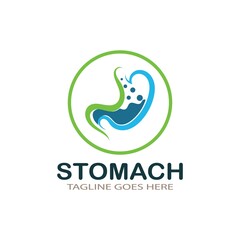 Fototapeta premium stomach care logo icon designs symbol