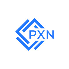 Obraz premium PXN technology letter logo design on white background. PXN creative initials technology letter logo concept. PXN technology letter design.