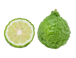 Bergamot isolated on white backgound