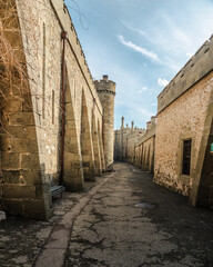 Shuvalov Passage leads from the Western Gatehouse to the forecourt before the principal entrance in the northern facade, Vorontsov Palace. Alupka. Crimea © Elena Odareeva