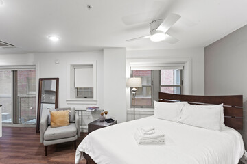 interior of a bedroom