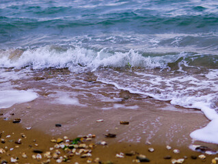 waves on the beach