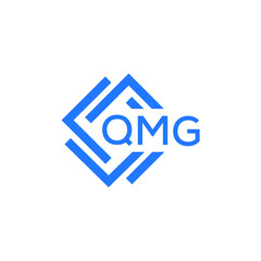 QMG technology letter logo design on white  background. QMG creative initials technology letter logo concept. QMG technology letter design.