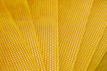 Texture of several sheets of wax for candles