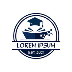 Obraz premium education logo , university logo vector