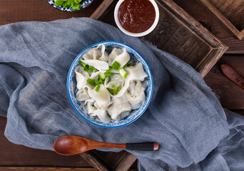 Wonton is a traditional Chinese snack