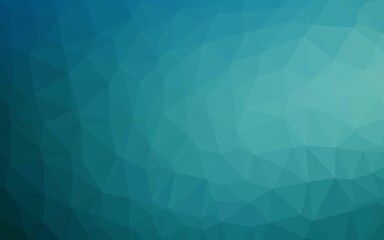 Obraz premium Light BLUE vector polygonal template.