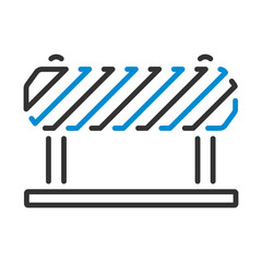 Icon Of Construction Fence