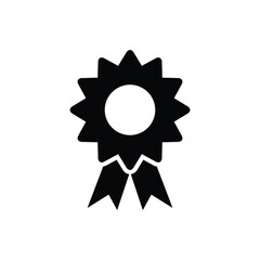 Award achievement icon vector graphic illustration