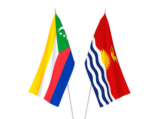 Union of the Comoros and Republic of Kiribati flags