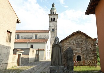 Moimacco, Italy. May 22, 2022. Church of Moimacco, a municipality in the autonomous region of...